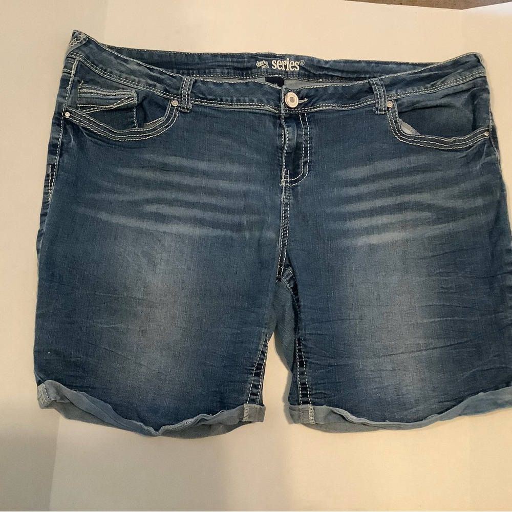 Short and Sexy Shorts Size 24 Blue Jean Shorts #1087